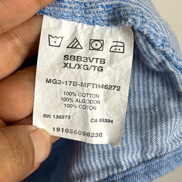 Riders by Lee XL old money Button-Up Shirt Gauze Classic Timeless Basic wardrobe - Picture 11 of 16